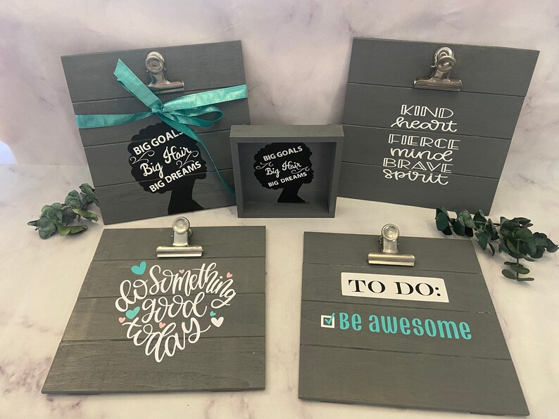 goals keeper to do list teen motivational decor motivational decor Mini Clipboard
