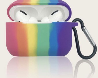 Rainbow AirPod Pro  Case, AirPod Pro  soft case, rainbow, rainbow soft Airpod case