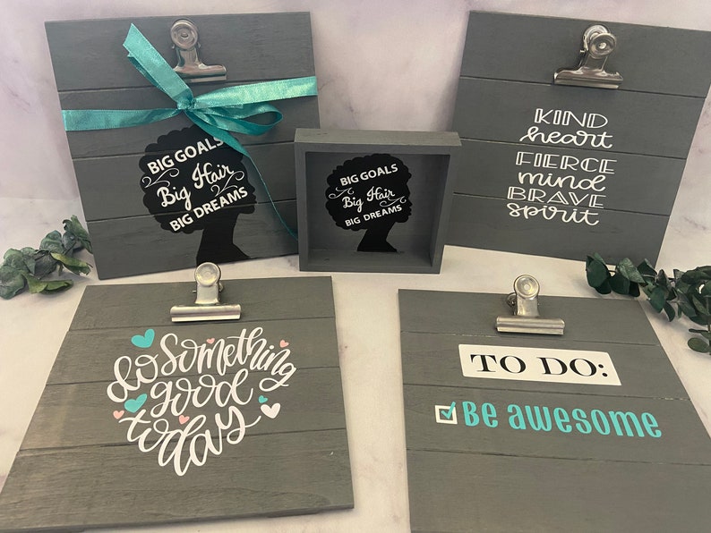 goals keeper to do list teen motivational decor motivational decor Mini Clipboard