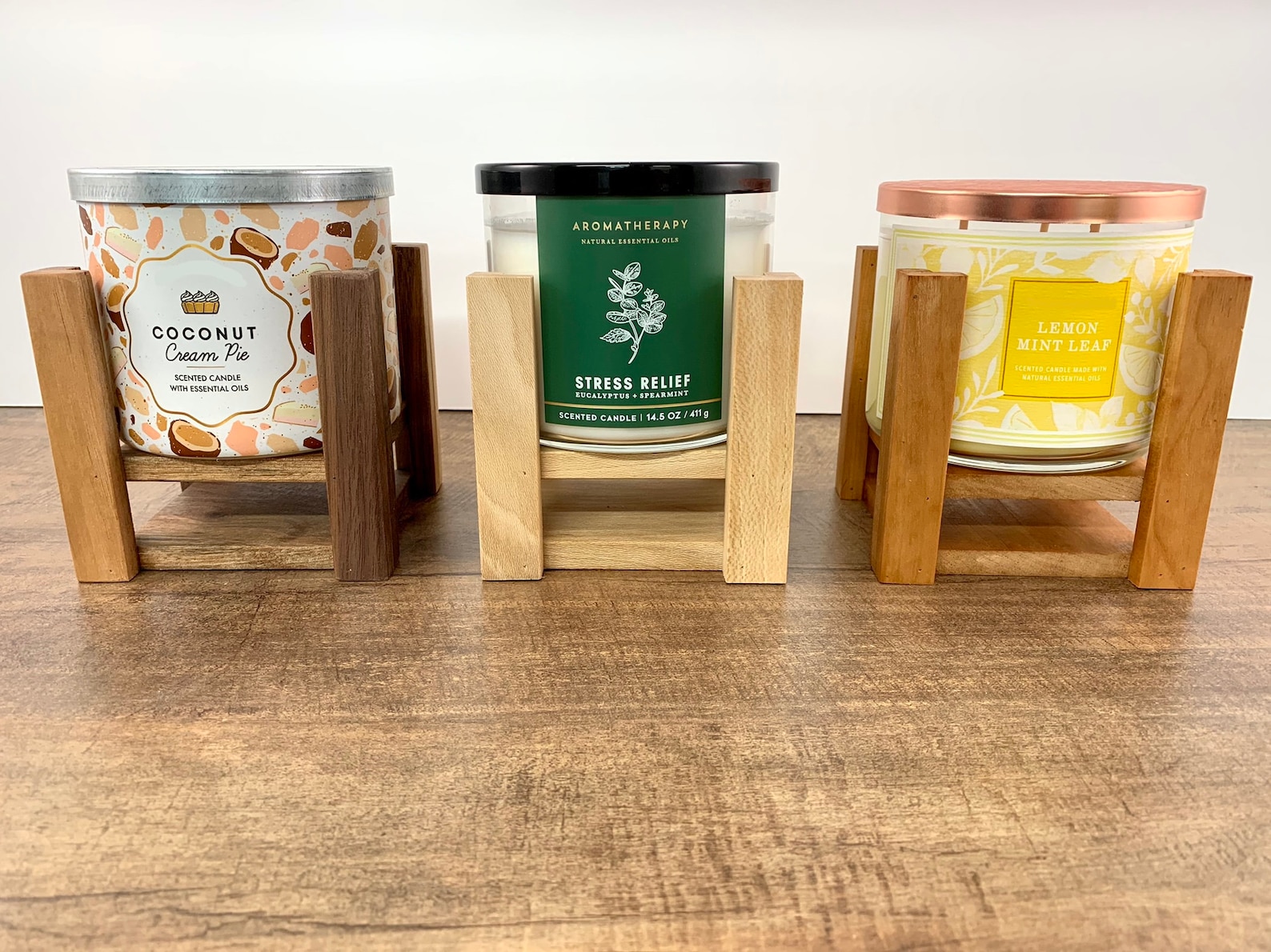 3wick Candle Holders Etsy