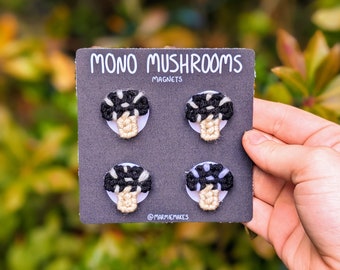 Mono Mushroom Magnets (4pk)