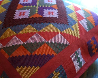 Yakan Philippines Ethnic Handwoven Textile Pillow Case
