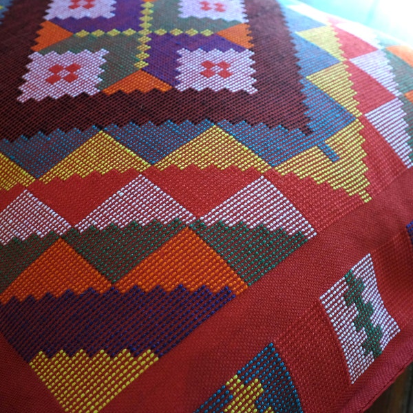 Yakan Philippines Ethnic Handwoven Textile Pillow Case