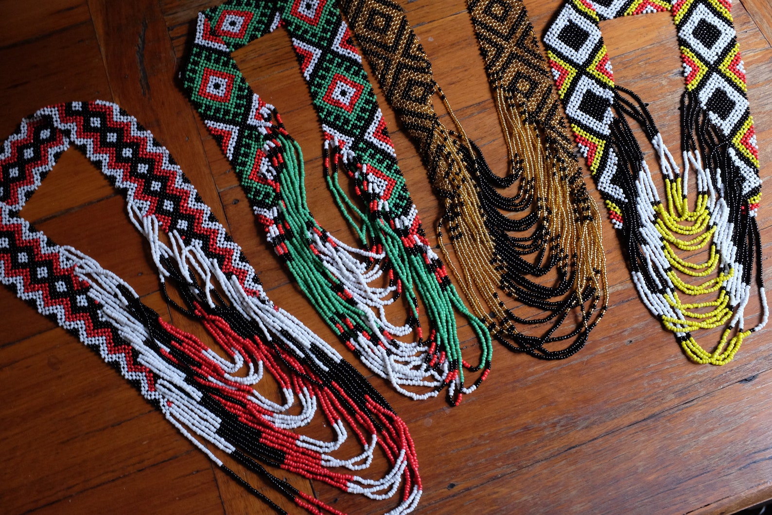 Maranao Philippines Ethnic Bead Handmade Statement Necklace Etsy