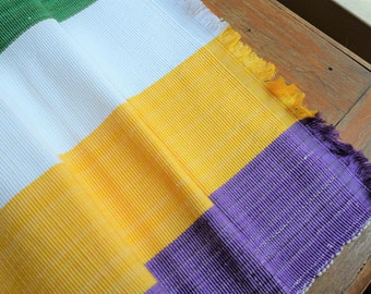Sapin-Sapin Pinilian Abel Inabel Checkered Fabric/Table Runner/Bed Runner Textile - Ilocos, Philippines