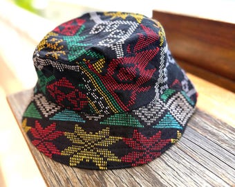 Yakan Hat - Philippine Ethnic Handwoven Textile Hat
