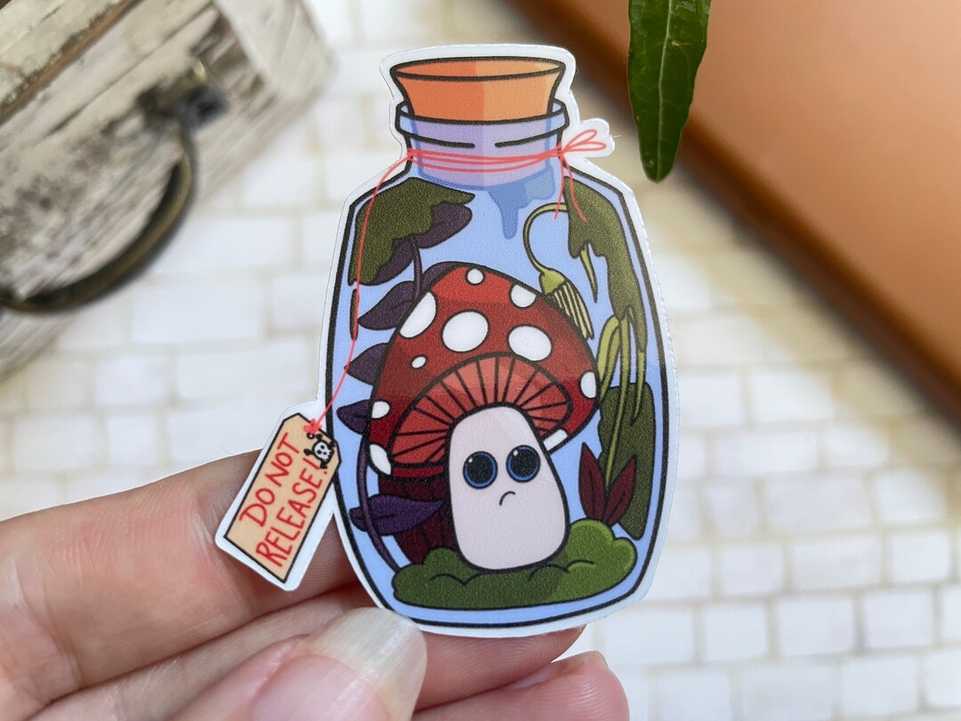 Mushroom Stickers | Cute Fun Mushroom Dye Cut Stickers for Planners ...