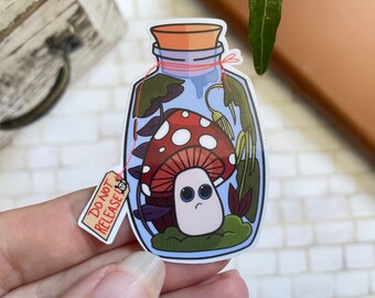 Mushroom Stickers | Cute Fun Mushroom Dye Cut Stickers for Planners, Laptops, Water bottles and More!
