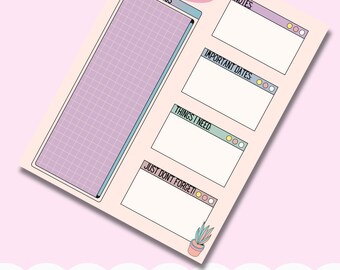 Demasiadas pestañas abiertas ¡Bloc de notas del planificador, solo archivo digital!