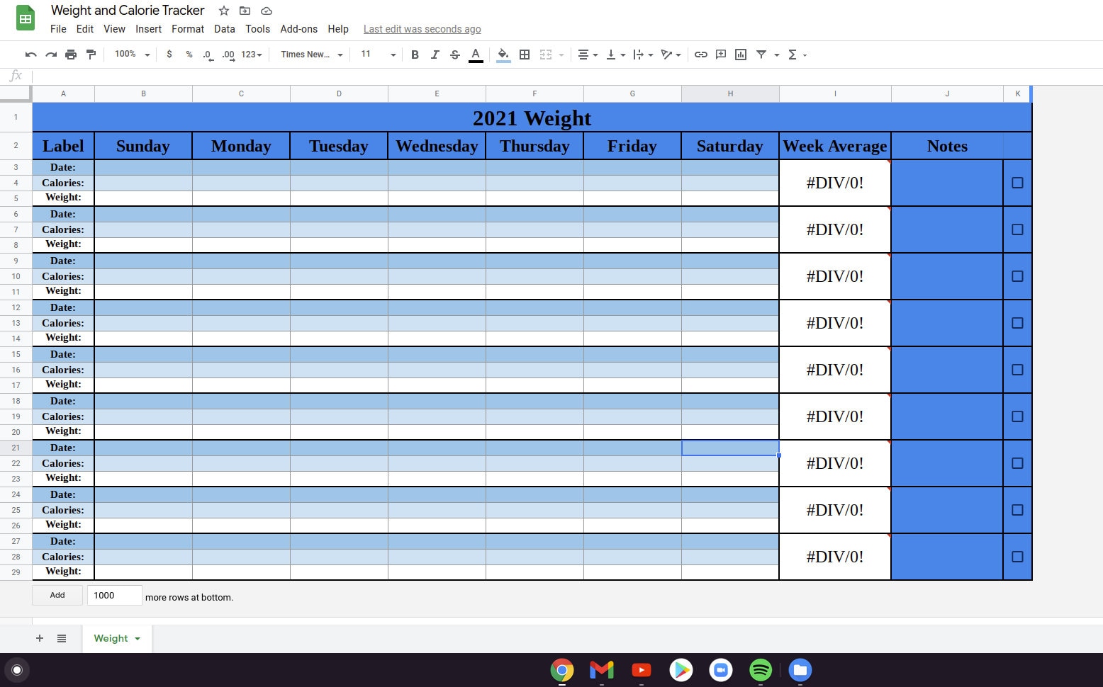 Apple sheets calorie tracker template hiloyou