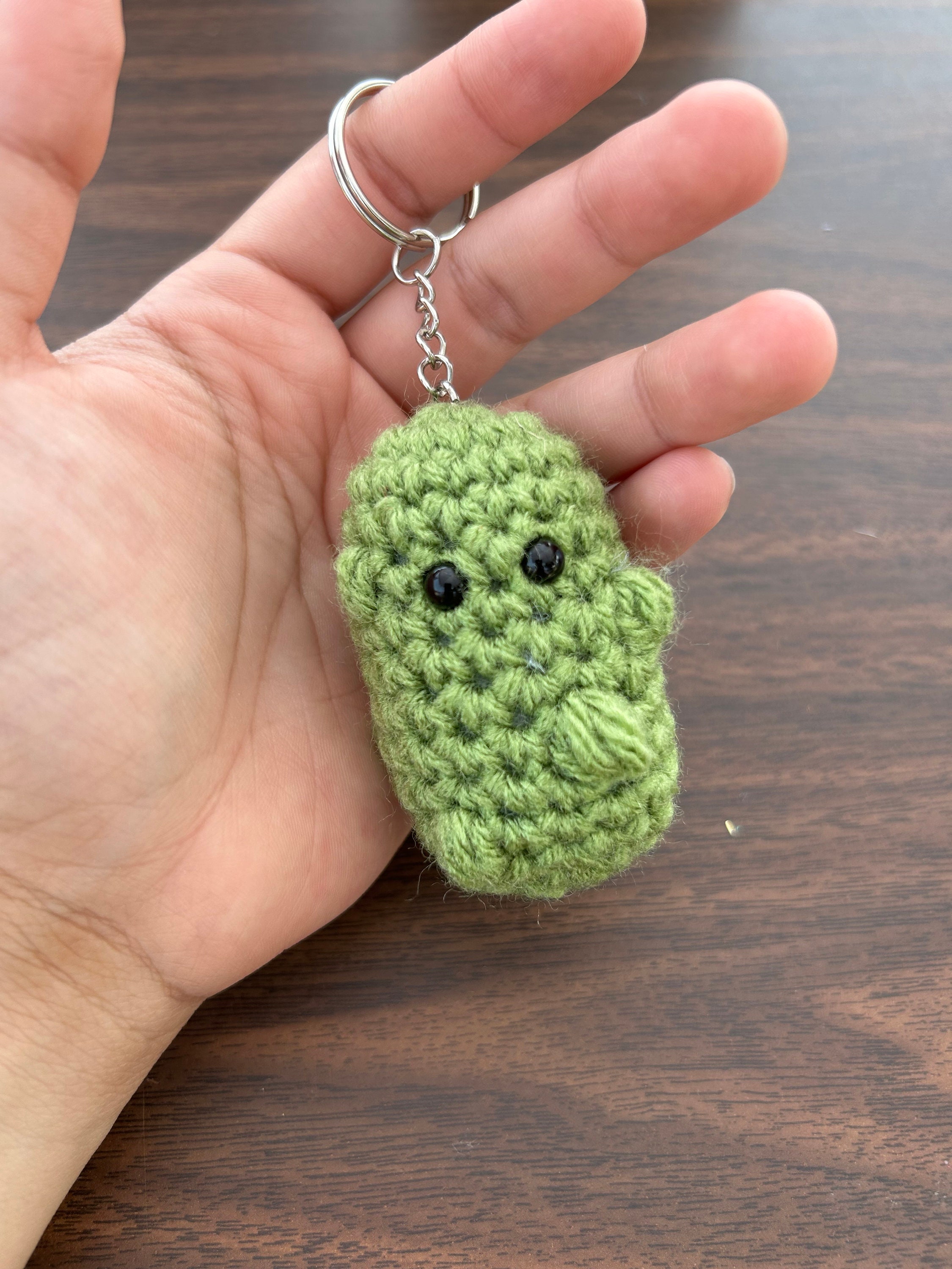 Crochet Pickle Cucumber 