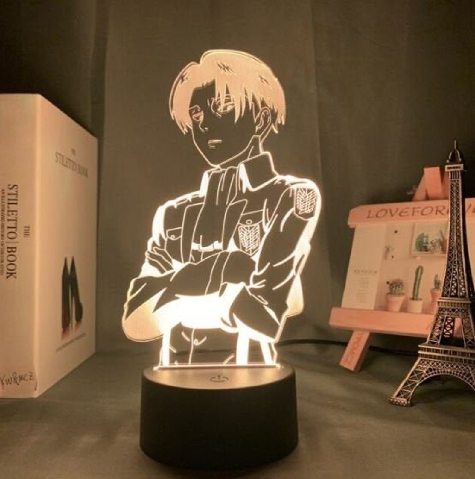 Anime Night Light Anime Decor Custom Anime Led 3D 16 Color | Etsy