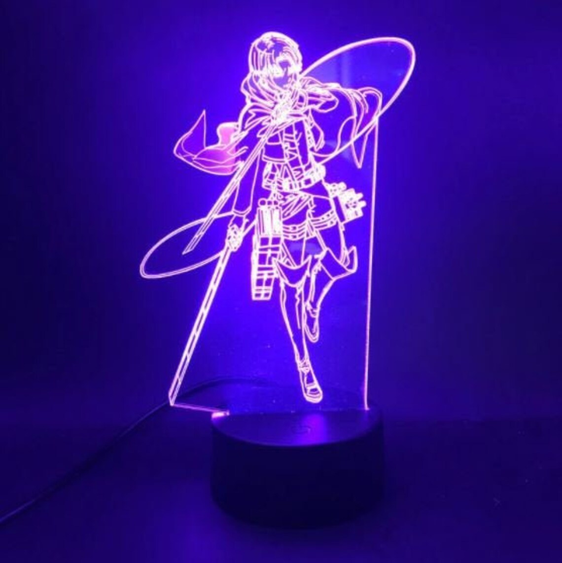 Anime Night Light Anime Decor Custom Anime Led 3D For Your | Etsy