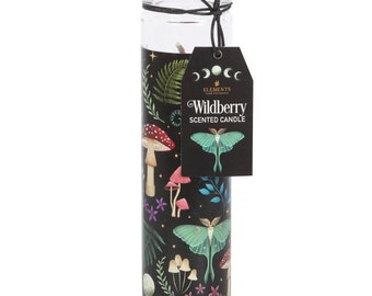 Tall Dark Forest wildberry scented candle.