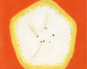 Sliced Banana "Seeds of Growth" Art Print