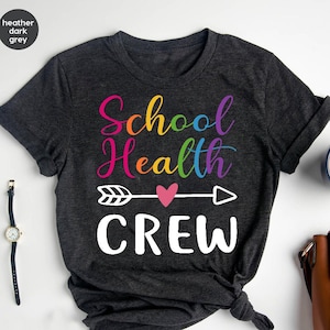 School Health Shirt, School Health Crew, Office Crew, Health Services, Mental Health Shirt, Therapist Shirt, School Nurse shirt