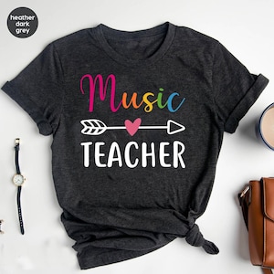 Music Teacher Shirt, Music Education T-Shirt, Music Teacher Gift, Musician Shirt, Gift for Musician, Music Lover Shirt, Piano Shirts