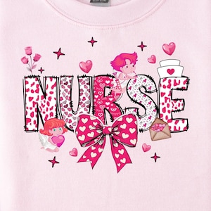 Nurse Valentine Gift Sweatshirt, Nurse Valentines Day Sweatshirts, Valentine Nurse Sweaters, Valentine Nursing Sweater, Gift For Nurse