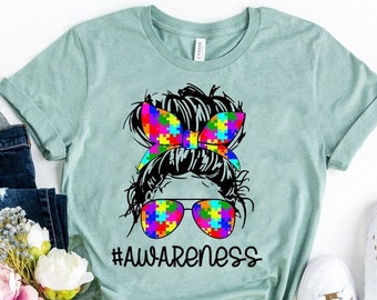 Autism Awareness Mom Life Shirt, Autism Awareness Month, Autism Awareness Shirt, Autism Teacher Shirt, Autism Mom Shirt, Autism Shirt