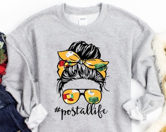 Felpa Vita Postale, Camicie Da Corriere Postale, Felpa da Impiegato Postale, Felpa Da Corriere Postale, Camicia Da Donna Postale