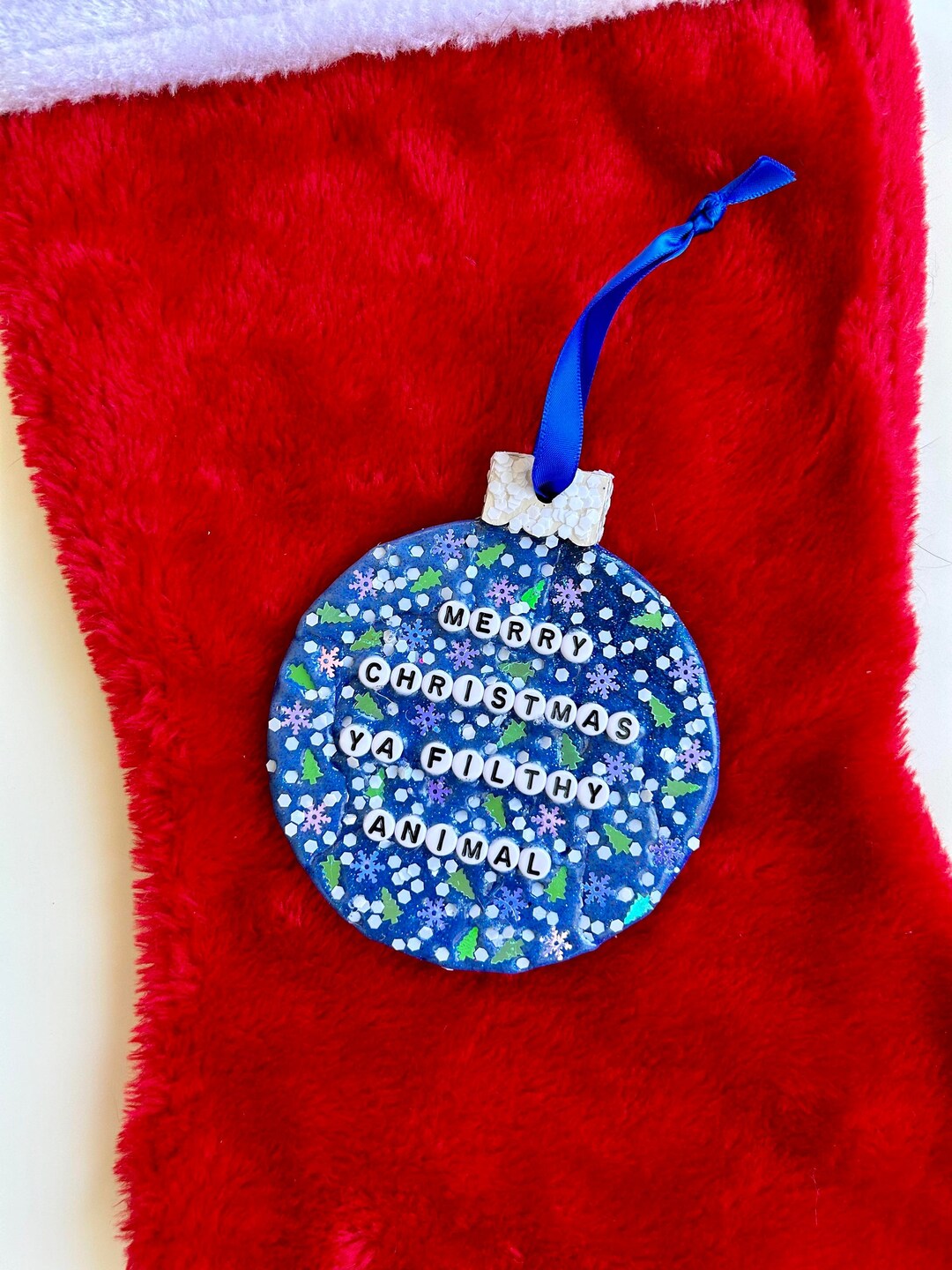 Wooden Christmas Ornaments Colorful Ornaments Funny Etsy