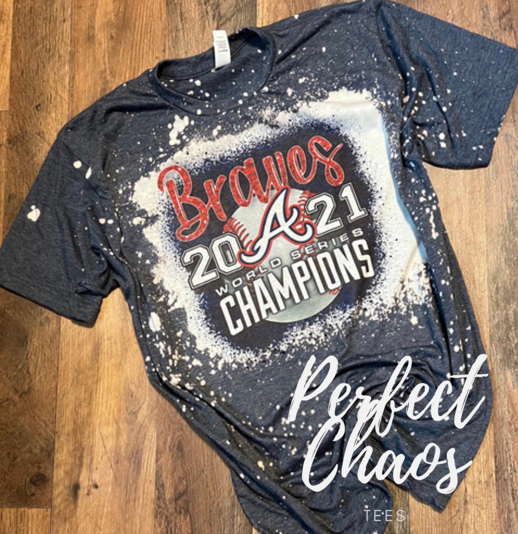 atlanta braves bleached shirt