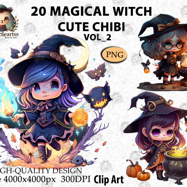 Magical Potion Witch, Witches Clipart, Herbal Witch, Gothic Witche, Gothic Pagan Wicca, Commercial Use, PNG_Vol-2_AC09