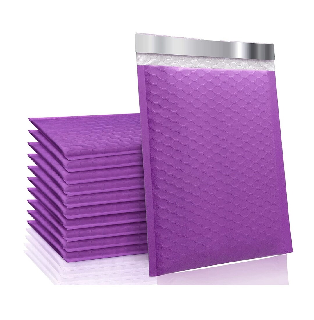 6''x9'' Purple Poly Bubble Mailers, Padded Shipping Mailing Envelopes Etsy