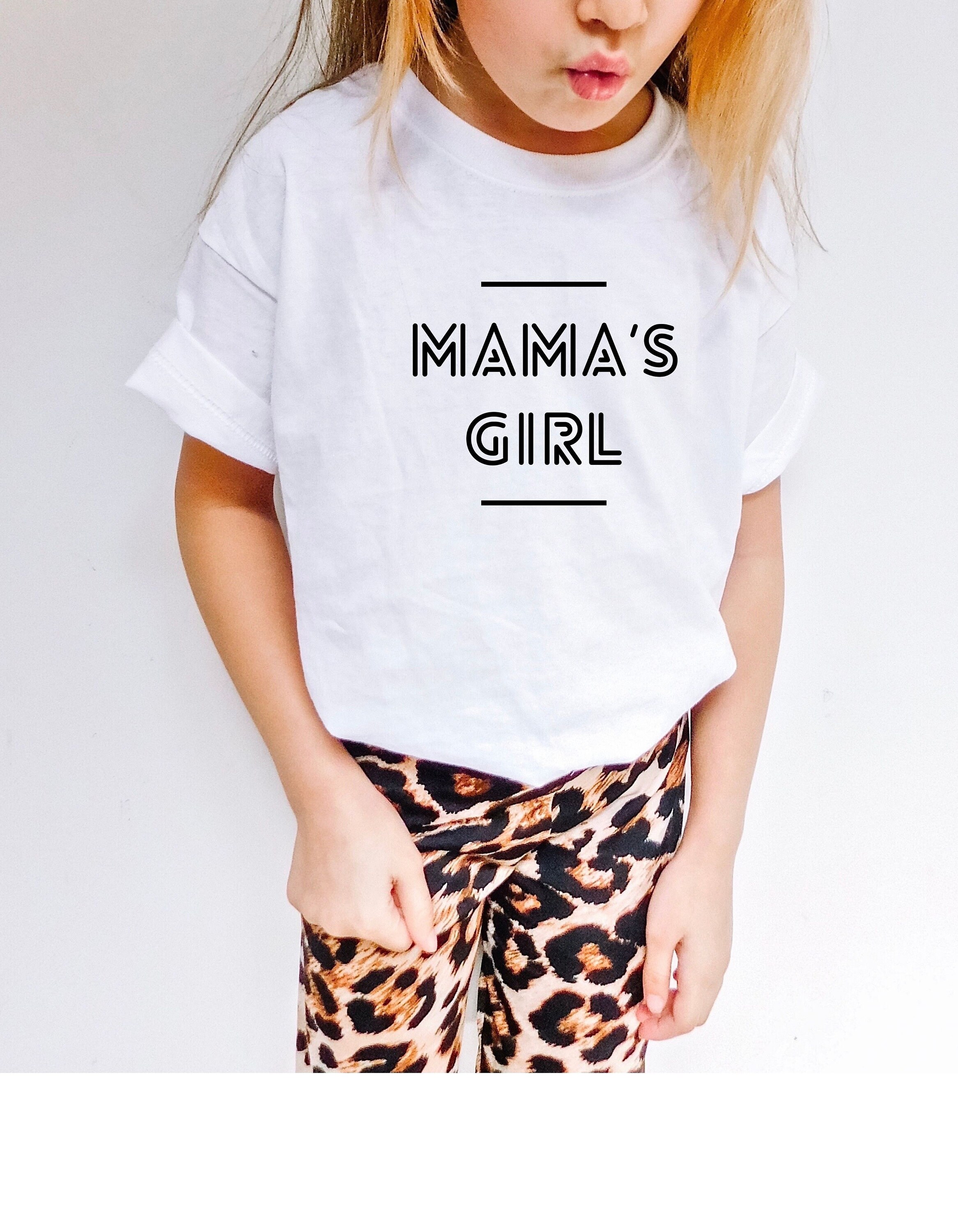 Mamas Girl Tshirt/ Baby Girl/ Toddler Girl/ Trendy Kids Etsy