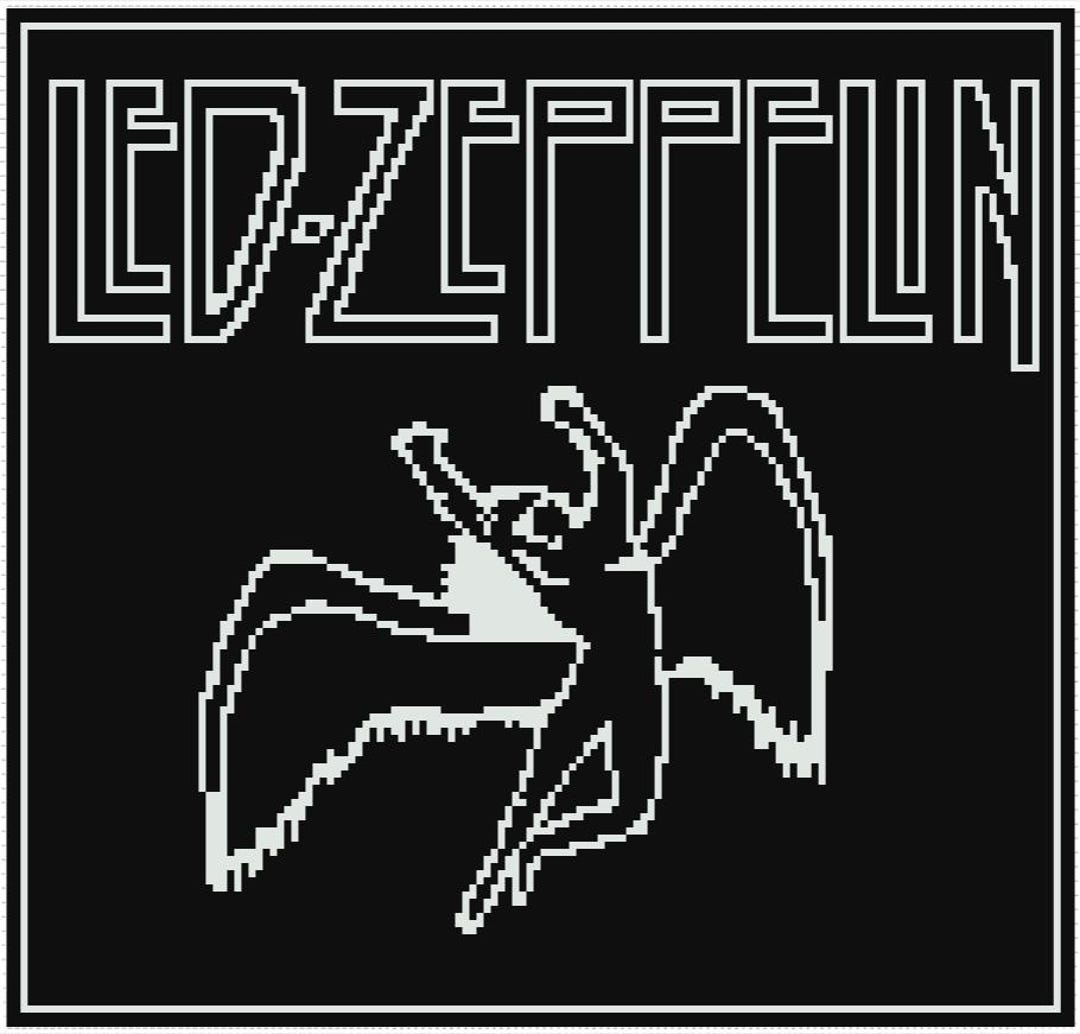 Led Zeppelin Icarus Crochet Tapestry Pattern - Etsy