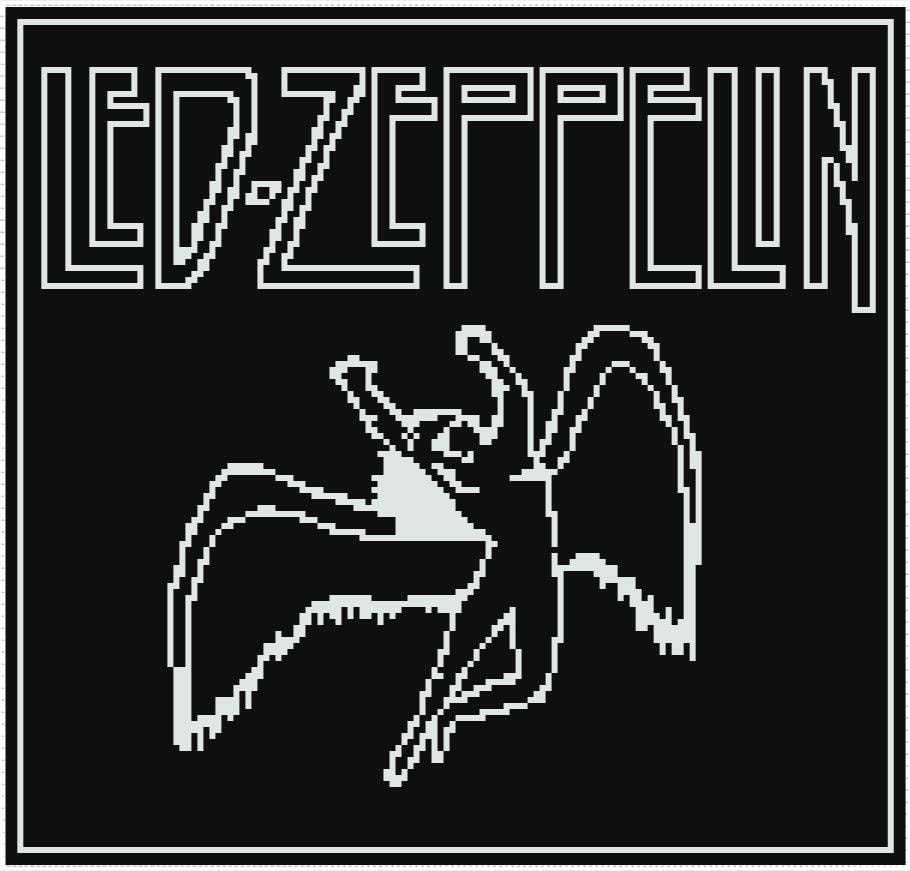 Led Zeppelin Icarus Crochet Tapestry Pattern - Etsy