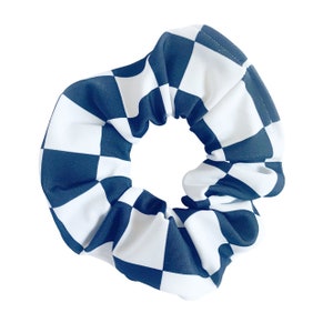 Checker Tricot Scrunchie