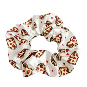 Pizza Heart I Heart Pizza hair Scrunchie