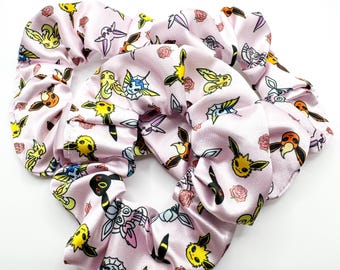 Poke Eeve Evolution Evelutions Pocket Monster Scrunchie