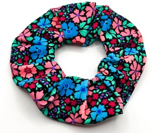 Floral Tricot Scrunchie