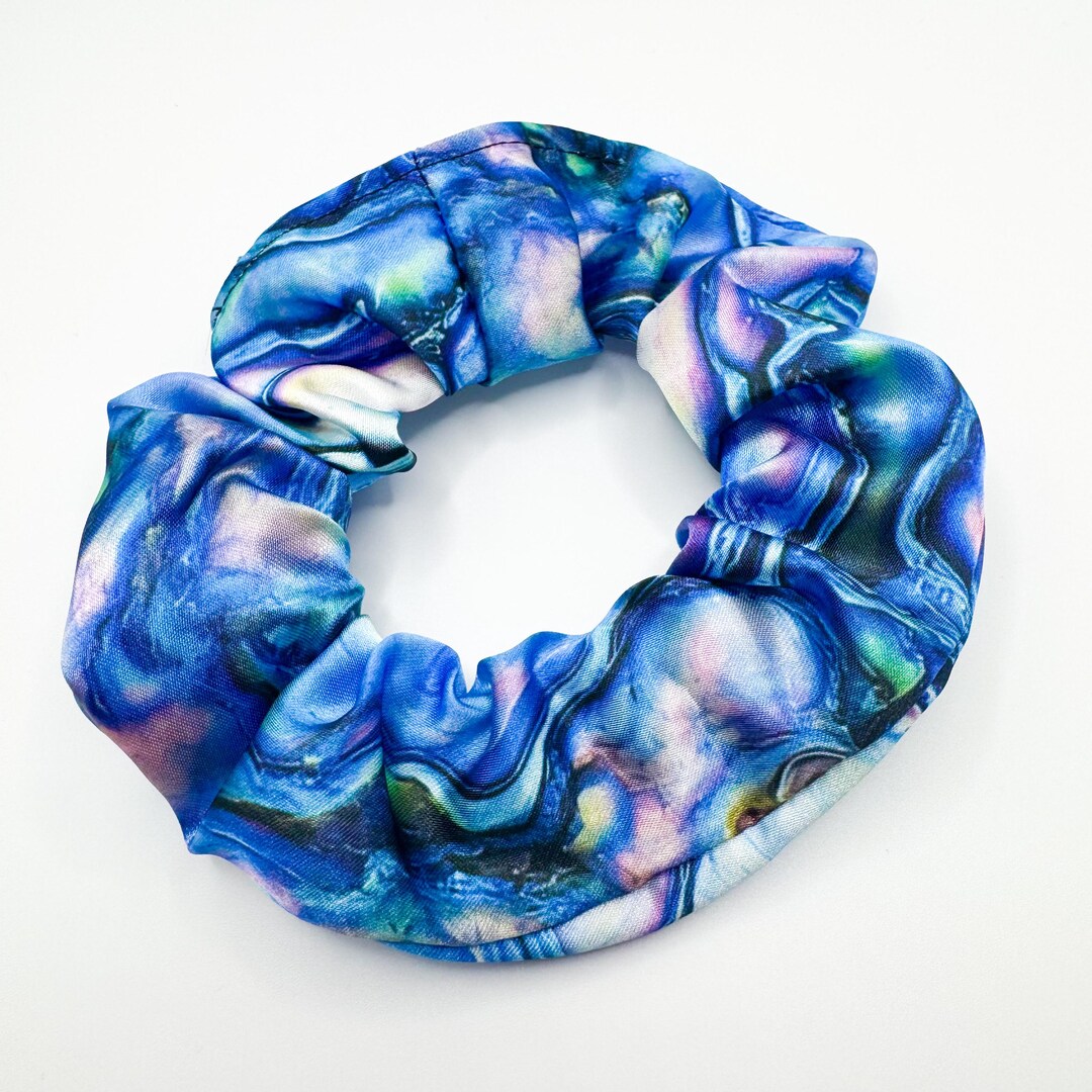 Abalone Oyster Shell Hair Scrunchie - Etsy