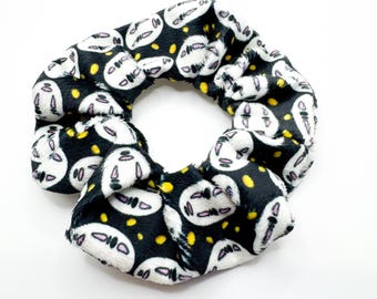 Studio Gib Spirited Face Fuzzy Scrunchie