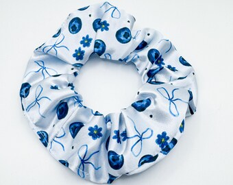 Blueberry Bows hair Scrunchie
