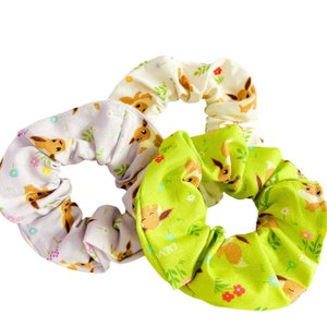 Poke Eeve Pocket Monster Scrunchie