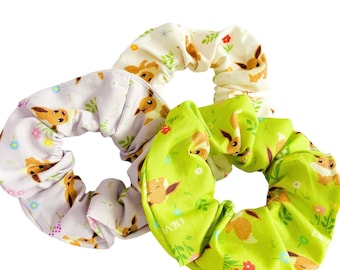 Poke Eeve Pocket Monster Scrunchie