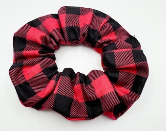 Buffalo Plaid Hair Scrunchie - Limited Edition
