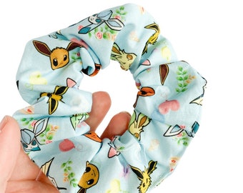 Poke Eeve Evolution Evelutions Pocket Monster Scrunchie