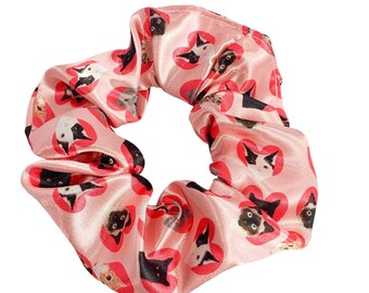 Cats I Love Cats Hair Scrunchie