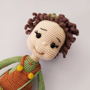 Crochet Belle Fille Jouet, Jouet fille, Poupée en peluche faite à la main, Jouets Amigurumi, Poupée décorative, Poupée en peluche, Poupée faite à la main, Compagnon de sommeil