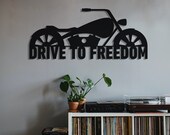 Motorcycle Laser Cut Svg File - Motorbike Wall Decor - Home Decor  - Wall Art - Metal Wall Art - Wooden Wall Art - Cnc Laser File