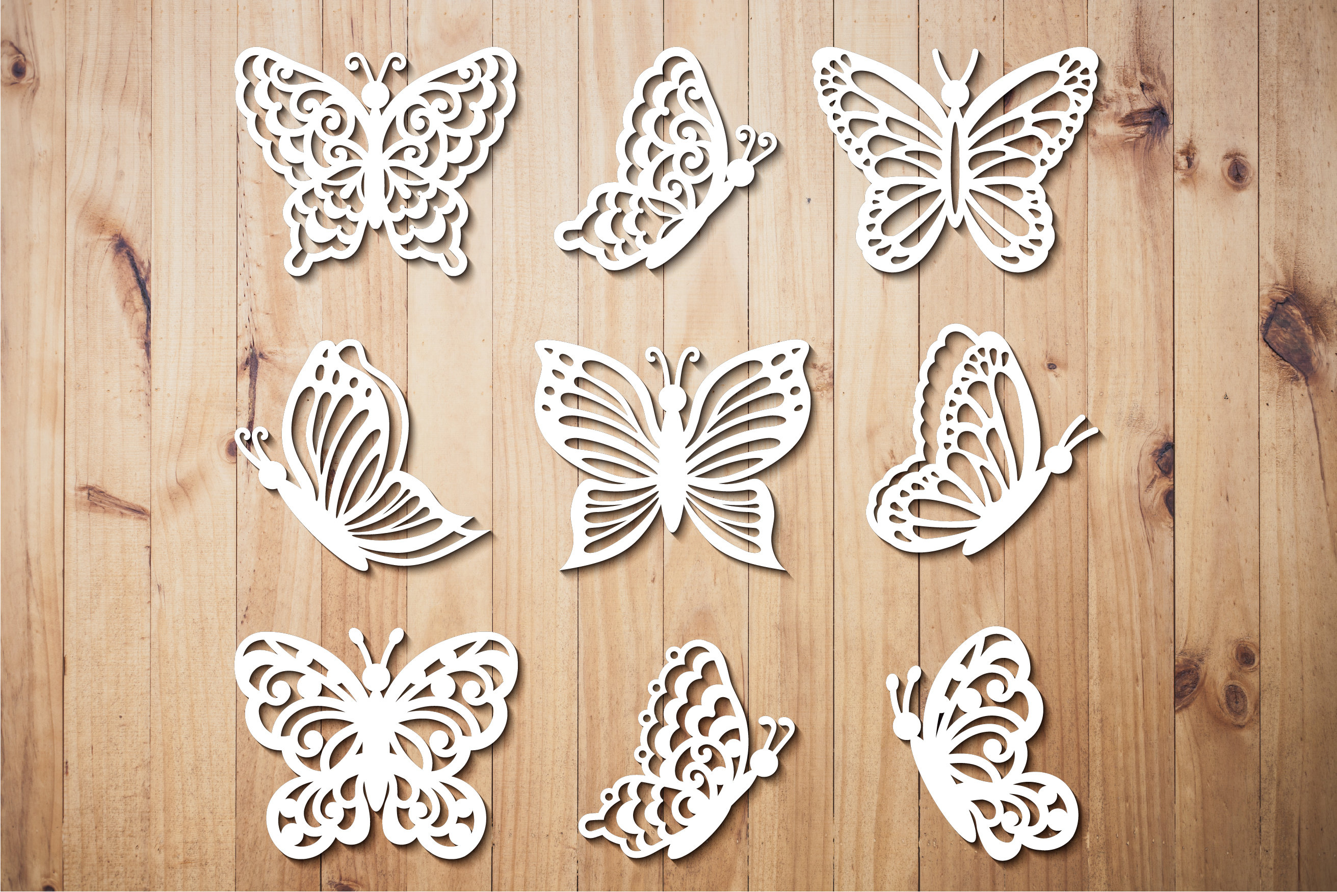 DIY Large Paper Butterfly Template