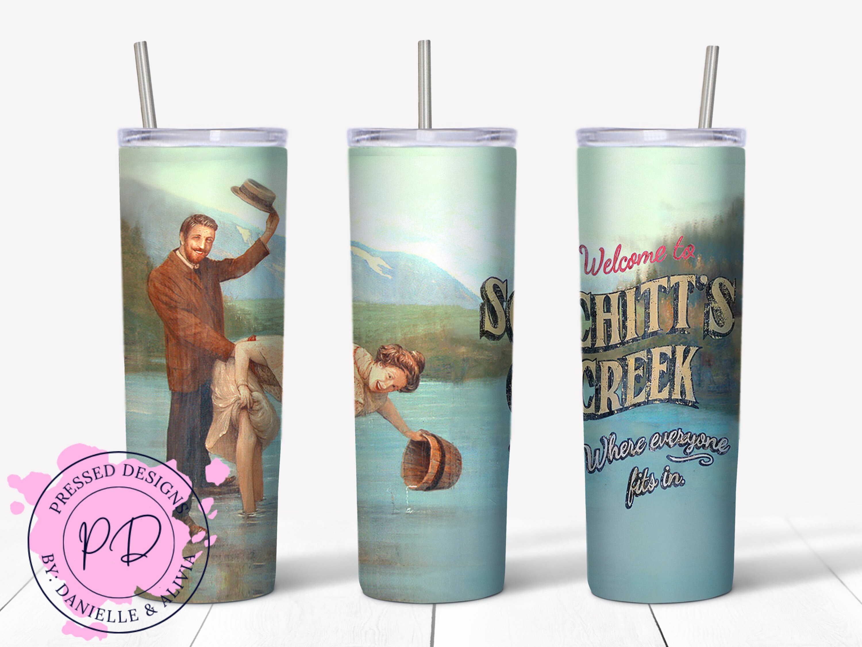 Schitt's Creek Billboard 20oz Metal Tumbler Matte Etsy