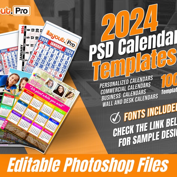 2025 Psd Calendar Etsy