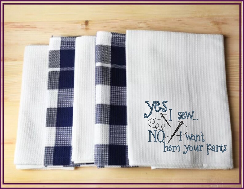 I Sew Machine Embroidery Design, Embroidered Sayings Design, Hem Your Pants Sayings and Quotes Embroidery Design Patterns, PES Embroidery, Embroidery Patterns, Design Update, Bestseller, Hand Embroidery Pattern, Custom Embroidery Carrie Ellen Designs