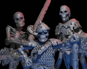 Skeleton Heroes - Set of 4